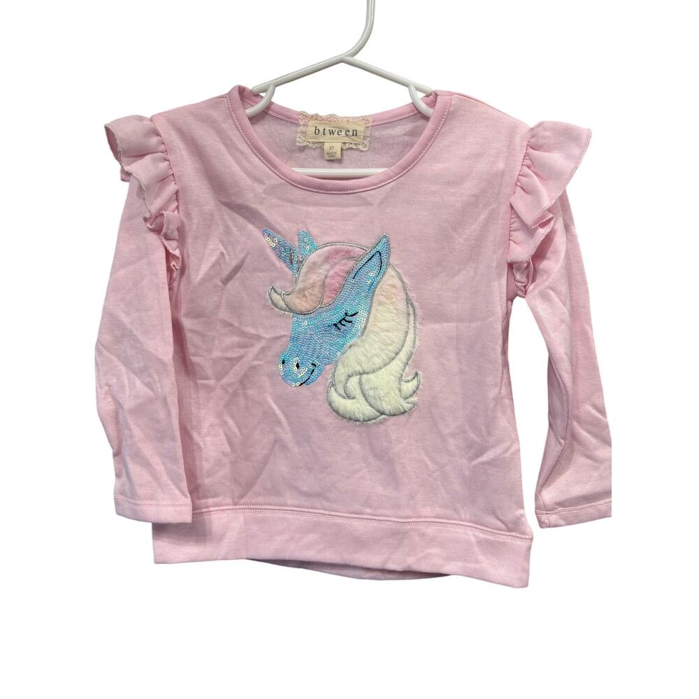 Pink Unicorn Sweatshirt - btween - 2T